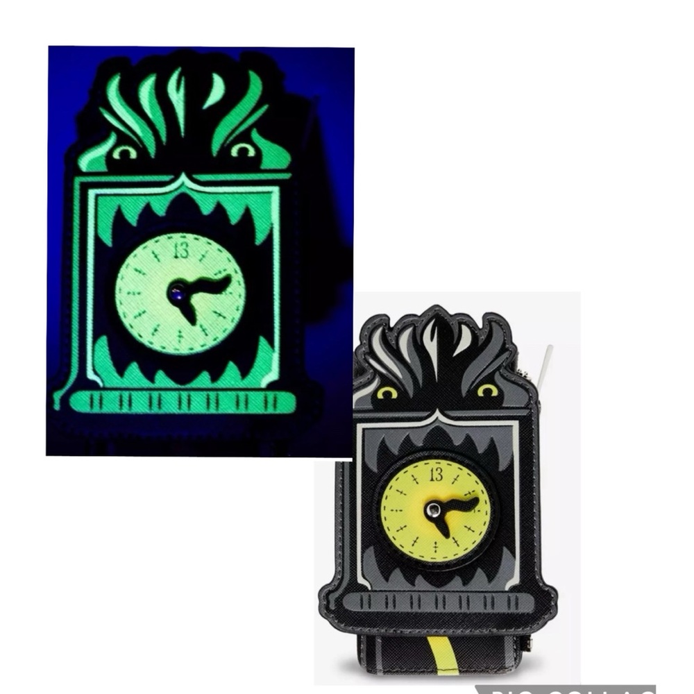Disney The Haunted Mansion Clock Glow-in-the-Dark Cardholder